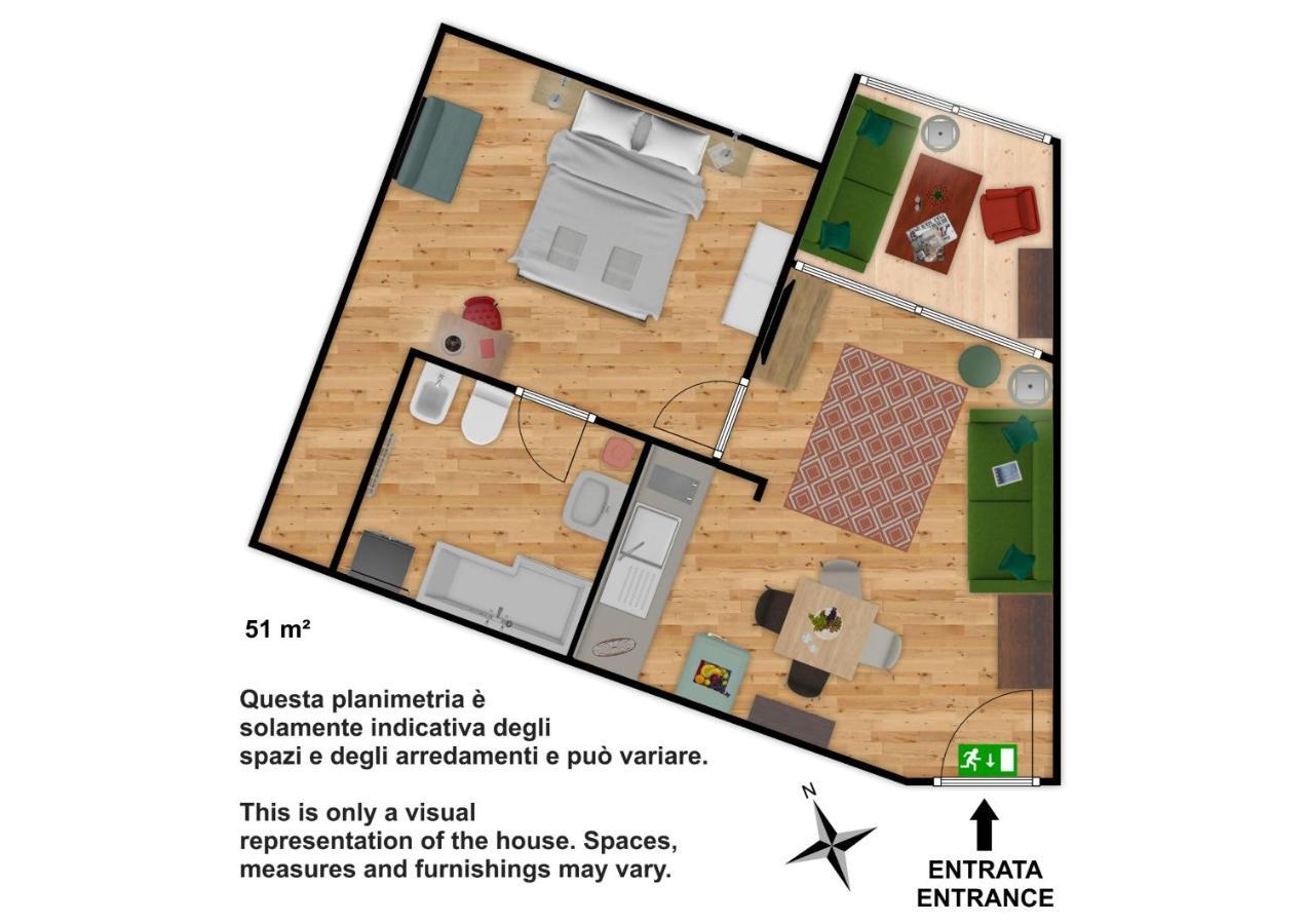 Apartments Da La Vedla Flats 圣卡夏诺 外观 照片